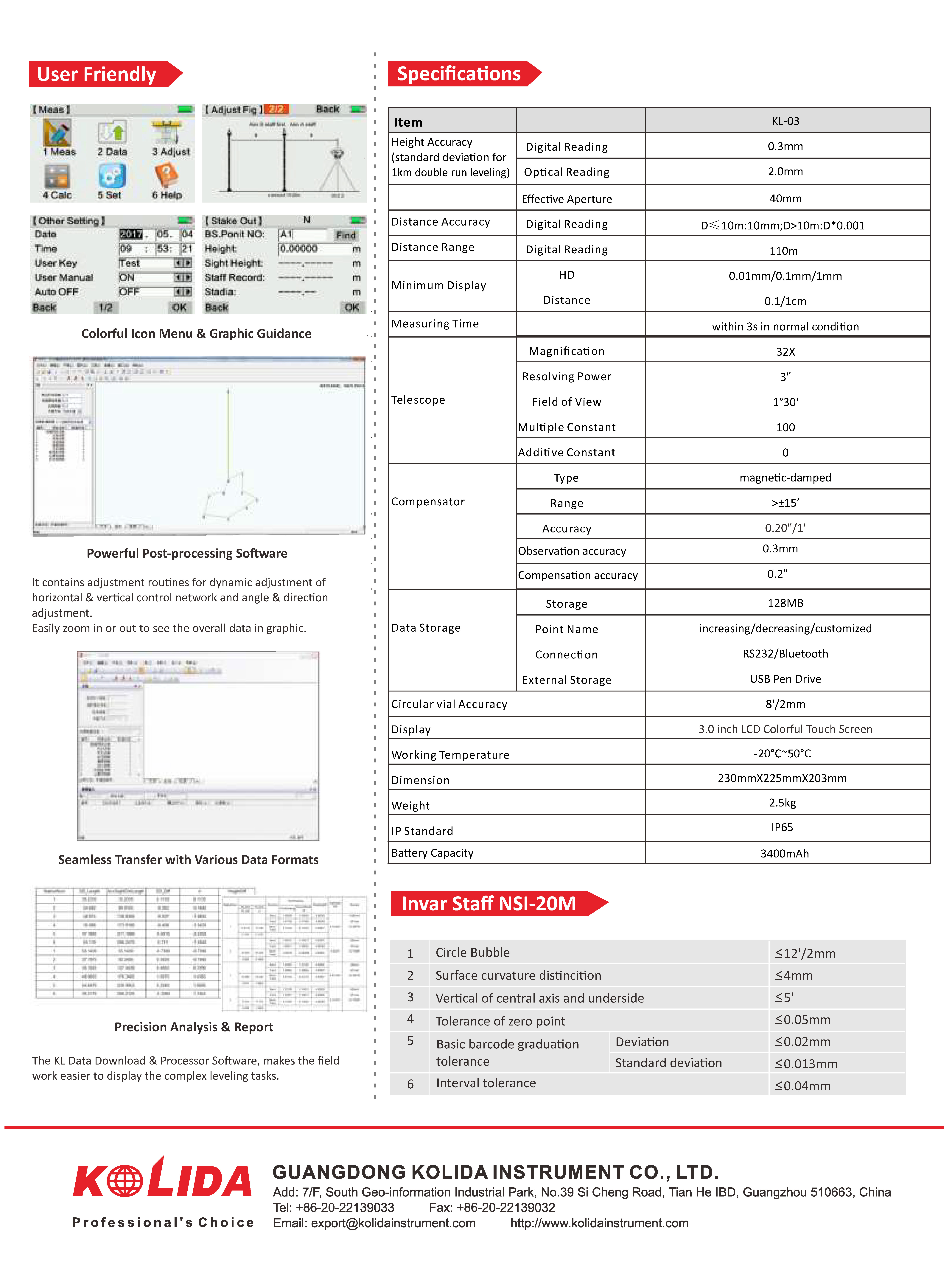 Digital Level KL-03 page2